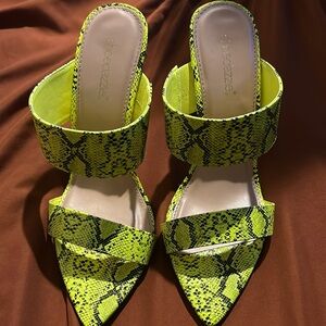 Snake Skin Heels